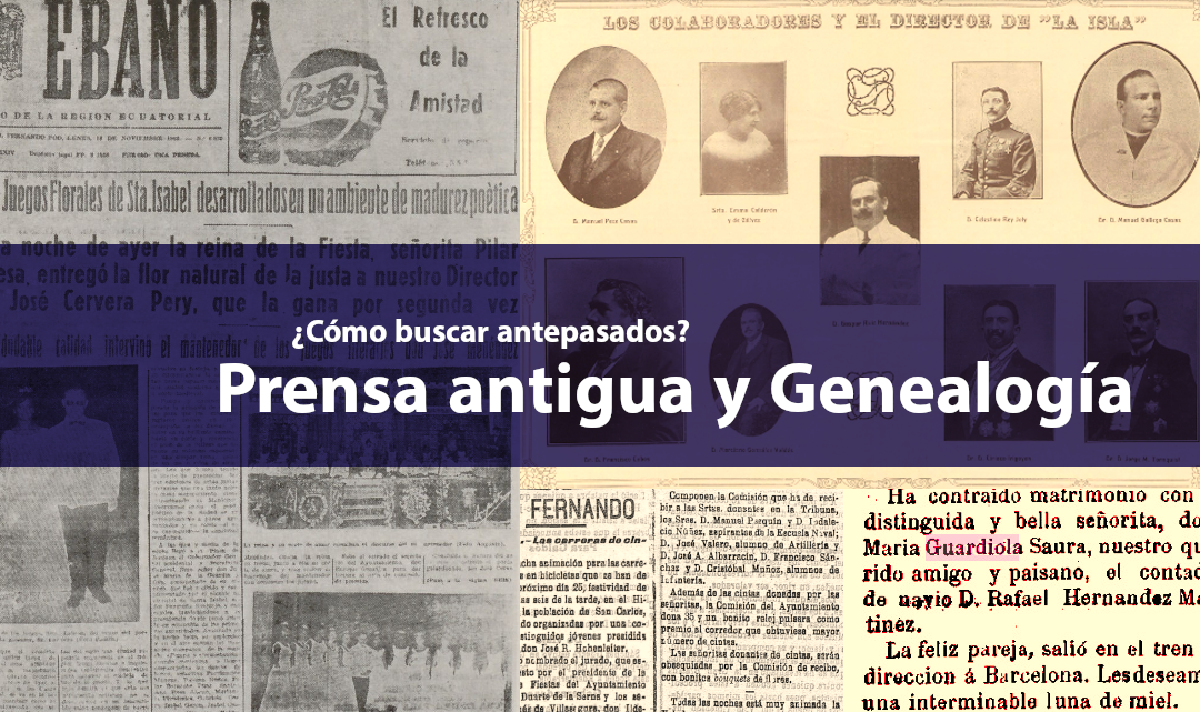 Prensa antigua y genealogía